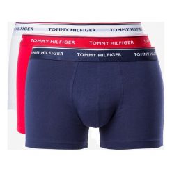 Tommy Hilfiger 3-pack Bokserki Niebieski Czerwony Biały. Czerwone bokserki męskie TOMMY HILFIGER, bez wzorów, z elastanu. Za 188,95 zł.
