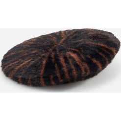 Beret z motywem zwierzęcym - Brązowy. Pomarańczowe berety damskie Reserved, bez wzorów. Za 59,99 zł.