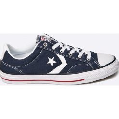 Converse - Tenisówki C144150. Niebieskie trampki męskie marki Converse, bez wzorów, z materiału, na sznurówki. W wyprzedaży za 259,90 zł.