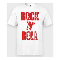 Koszulka męska Rock N Roll 2. Koszulki męskie MegaKoszulki, m, bez wzorów, z bawełny, rockowe, z podwójnym kołnierzykiem, bez rękawów. Za 49,90 zł.