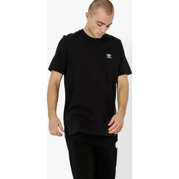 Adidas Koszulka Ss Essential T Adicolor , czarny, rozmiar XL. Czarne koszulki męskie Adidas, s, z aplikacjami, z bawełny, bez kołnierzyka, bez rękawów. W wyprzedaży za 99,99 zł.