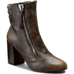 Botki DIESEL - Ariann Ankle Y01400 P1090 T2184 Coffe Bean. Brązowe botki damskie na obcasie Diesel, ze skóry. W wyprzedaży za 639,00 zł.