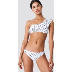 Stroje dwuczęściowe damskie: Hot Anatomy Dół bikini w kropki – Black,White