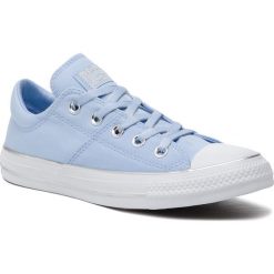 Trampki CONVERSE - Ctas Madison Ox 559907C Blue Chill/Silver/White. Niebieskie półbuty damskie Converse, bez wzorów, z gumy, bez obcasa, na płaskiej podeszwie, bez zapięcia. W wyprzedaży za 199,00 zł.