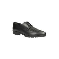 Richelieu Tamaris PÓŁBUTY 1-23306. Czarne creepersy damskie Tamaris. Za 149,99 zł.