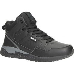 Czarne buty sportowe sneakersy ocieplane sznurowane Big Star BB274639. Czarne buty sportowe damskie marki BIG STAR. Za 178,99 zł.