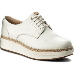Espadryle damskie: Espadryle CLARKS – Teadale Rhea 261319764 White Leather