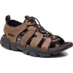 Sandały KEEN - Daytona 1003032 Black Olive. Pomarańczowe sandały męskie Keen, ze skóry ekologicznej, bez zapięcia. Za 429,95 zł.