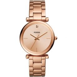 Fossil - Zegarek ES4441. Różowe zegarki damskie marki Fossil, ze stali. Za 669,90 zł.