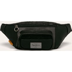 Pepe Jeans - Nerka Miller. Czarne torby męskie skórzane Pepe Jeans, w paski, z bawełny, casualowe, małe. W wyprzedaży za 129,90 zł.