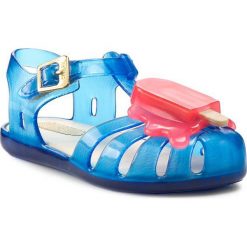 Sandały MELISSA - Mini Melissa Aranha VIII BB 31704 Blue/Pink. Niebieskie sandały dziewczęce Melissa, z tworzywa sztucznego, bez zapięcia. W wyprzedaży za 139,00 zł.