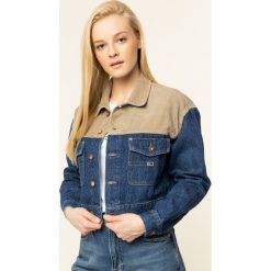 Kurtka jeansowa Tommy Jeans Tjw Cropped Trucker DW0DW07689. Niebieskie kurtki damskie Tommy Jeans, l, bez wzorów, z bawełny, bez kaptura. W wyprzedaży za 409,00 zł.