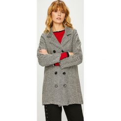 Trendyol - Płaszcz. Szare płaszcze damskie Trendyol, z bawełny, klasyczne. Za 189,90 zł.
