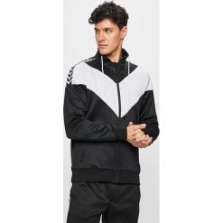 Hummel - Bluza. Czarne bluzy męskie Hummel, s, bez wzorów, z bawełny, z kapturem, bez rękawów, bez kaptura. W wyprzedaży za 179,90 zł.