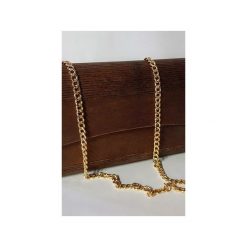 Teak drewniana torebka, kopertówka, listonoszka. Pomarańczowe kopertówki damskie Producrew, na imprezę, z napisami, małe, bez dodatków. Za 350,00 zł.