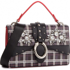 Torebka LIU JO - M Crossbody Darsen A68039 E0017 Check V9427. Czarne torebki klasyczne damskie marki Liu Jo, ze skóry ekologicznej, duże, bez dodatków. Za 739,00 zł.