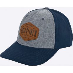 Quiksilver - Czapka. Szare czapki męskie marki Quiksilver, z bawełny. Za 129,90 zł.
