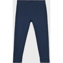Blukids - Legginsy dziecięce 104-134 cm. Niebieskie spodnie dziewczęce Blukids, bez wzorów, z elastanu. W wyprzedaży za 19,90 zł.