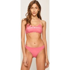 Emporio Armani - Strój kąpielowy. Czarne stroje kąpielowe damskie Emporio Armani, s, bez wzorów, z elastanu. Za 489,90 zł.