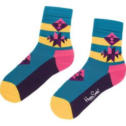 Skarpety Wysokie Unisex HAPPY SOCKS - INC1001-6000 Kolorowy. Szare skarpetki damskie marki Happy Socks, bez wzorów, z elastanu. Za 34,90 zł.