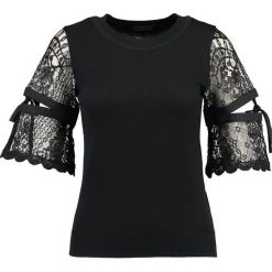 Swetry klasyczne damskie: Navy London JENNA Sweter black
