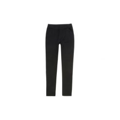 Spodnie damskie legginsy z kieszeniami gładkie. Czarne legginsy TXM. Za 29,99 zł.