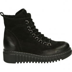 Botki - 0502120 BLACK. Czarne botki damskie skórzane Venezia. Za 419,00 zł.
