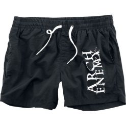 Arch Enemy Logo Kąpielówki czarny. Czarne kąpielówki męskie Arch Enemy, xxl, z nadrukiem. Za 79,90 zł.