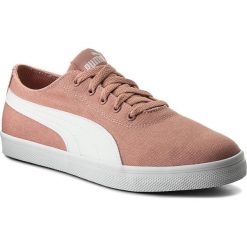 Sneakersy PUMA - Urban 365256 05 Peach Beige/Puma White. Różowe półbuty damskie Puma, na co dzień, bez wzorów, ze skóry ekologicznej, bez obcasa, na płaskiej podeszwie, bez zapięcia. W wyprzedaży za 149,99 zł.