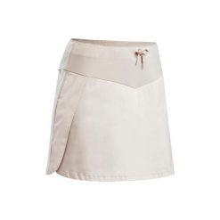 Spódniczka ze spodenkami turystyczna NH100 Fresh. Brązowe spódniczki damskie QUECHUA, bez wzorów, z elastanu. Za 49,99 zł.