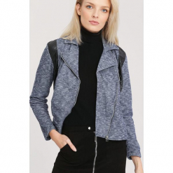 Granatowy Żakiet Thundering. Niebieskie marynarki damskie other, xl, bez wzorów. Za 59,99 zł.