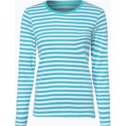 T-shirty damskie: brookshire – Damska koszulka z długim rękawem, niebieski