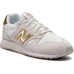 Sneakersy NEW BALANCE - WL520GDA Beżowy. Brązowe półbuty damskie New Balance, z zamszu. W wyprzedaży za 209,00 zł.