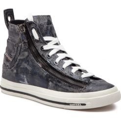 Sneakersy DIESEL - Expo-Zip W Y01751 P1839 T8013 Black. Szare półbuty damskie Diesel, z gumy. W wyprzedaży za 449,00 zł.