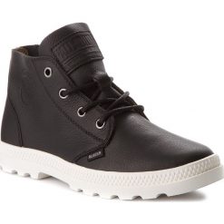 Trapery PALLADIUM - Pampa Free Lt W 95744-030-M Black/Marshmallow. Czarne trapery damskie Palladium, ze skóry. W wyprzedaży za 269,00 zł.