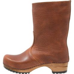 Buty zimowe damskie: Sanita PUK Kozaki na platformie cognac