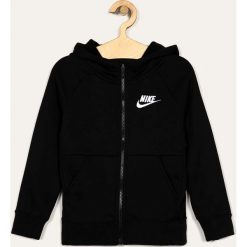 Nike Kids - Bluza dziecięca 122-166 cm. Szare bluzy dziewczęce Nike Kids, bez wzorów, z elastanu, bez rękawów, z kapturem. W wyprzedaży za 149,90 zł.