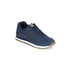 Buty New Balance 574. Niebieskie trampki męskie New Balance, bez wzorów, bez zapięcia. Za 399,00 zł.