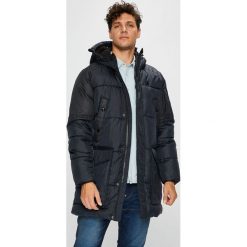G-Star Raw - Kurtka. Niebieskie płaszcze męskie G-Star RAW, m, bez wzorów, z poliesteru, retro, długie, z kapturem. W wyprzedaży za 799,90 zł.