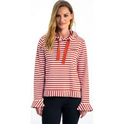 Sweter w kolorze czerwonym. Czerwone swetry damskie Garcia, xxl, w paski, bez rękawów, bez kaptura. W wyprzedaży za 149,95 zł.