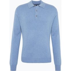Andrew James - Sweter męski z czystego kaszmiru, niebieski. Niebieskie swetry klasyczne męskie Andrew James, m, z kaszmiru. Za 549,95 zł.