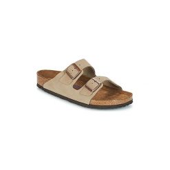 Klapki Birkenstock ARIZONA SFB. Pomarańczowe kapcie męskie Birkenstock, bez wzorów. Za 419,00 zł.