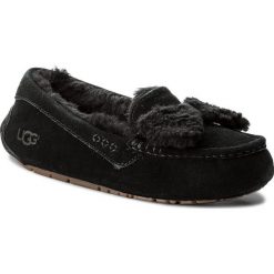 Mokasyny damskie: Mokasyny UGG – W Ansley Fur Bow 1019758 W/Blk
