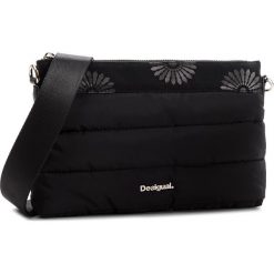 Torebka DESIGUAL - 18WAXFAV 2000. Czarne torebki klasyczne damskie Desigual, z materiału. Za 199,90 zł.