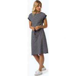 Taifun - Sukienka damska, niebieski. Niebieskie sukienki damskie Taifun, w paski, z bawełny, bez kołnierzyka, bez rękawów, dopasowane. Za 229,95 zł.