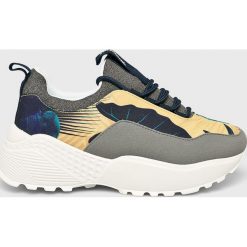 Desigual Sport - Buty. Szare buty sportowe damskie marki Desigual Sport, bez wzorów, z gumy, sportowe. Za 379,90 zł.