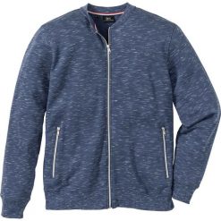 Bluzy męskie: Bluza rozpinana bejsbolówka Regular Fit bonprix indygo melanż