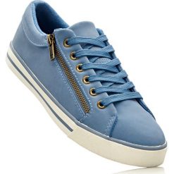 Sneakersy bonprix matowy niebieski. Niebieskie buty sportowe damskie bonprix. Za 69,99 zł.