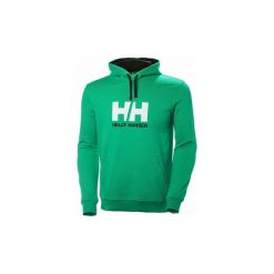 Bluzy Helly Hansen HH Logo Sudadera con Capucha. Zielone bluzy męskie Helly Hansen, s, bez wzorów, bez kołnierzyka, bez rękawów, bez kaptura. Za 316,25 zł.