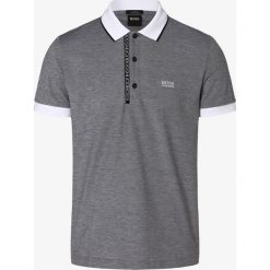 BOSS Athleisure - Męska koszulka polo – Paule, czarny. Czarne koszulki męskie BOSS Athleisure, xxl, z haftami, polo, bez rękawów. Za 425,95 zł.